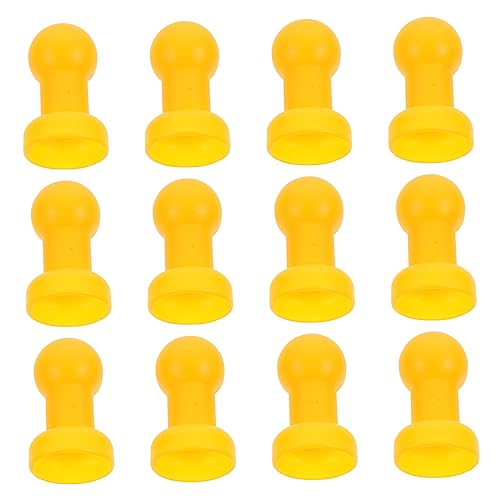 VANZACK 12pcs Trampoline Enclosure Pole Caps Accessories for Trampoline Parts Pole Caps for Connection and Fixing Replacement Parts Use