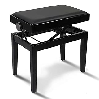 Tabouret de Piano en Simili Cuir, réglable en Hauteur, Banc de Piano de Luxe à Levage hydraulique, avec Coussin Confortable et imperméable, pour Maisons, églises, écoles, universités - Les Beatles, Paul McCartney, John Lennon, RIngo Starr, George Harrison