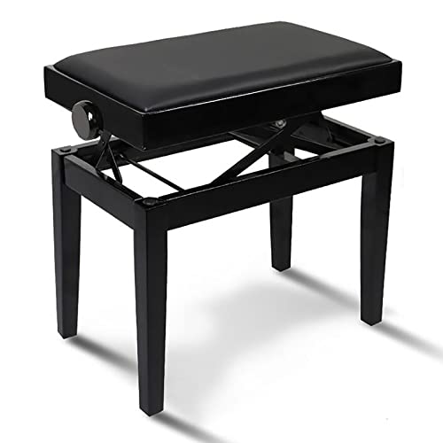 Tabouret de Piano en Simili Cuir, réglable en Hauteur, Banc de Piano de Luxe à Levage hydraulique, avec Coussin Confortable et imperméable, pour Maisons, églises, écoles, universités - Les Beatles, Paul McCartney, John Lennon, RIngo Starr, George Harrison Tabouret de Piano en Simili Cuir, réglable en Hauteur, Banc de Piano de Luxe à Levage hydraulique, avec Coussin Confortable et imperméable, pour Maisons, églises, écoles, universités