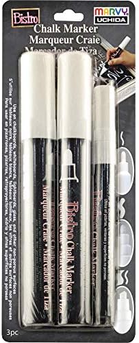 UCHIDA 48023-3A Bistro Chalk Marker, 3 Tip Sizes