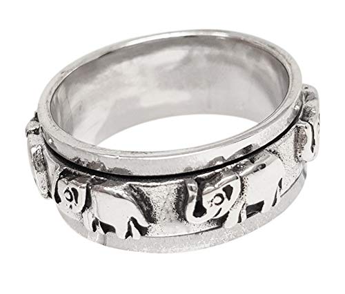 Treasure Bay Ring aus massivem 925er-Sterlingsilber, 8 mm,...