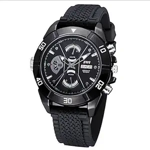 MSTECH Wired 1080p Full HD Wrist Watch Security Camera Surveillance Indoor Outdoor Hd Video Recording with Inbuilt 32GB SD Card - Black