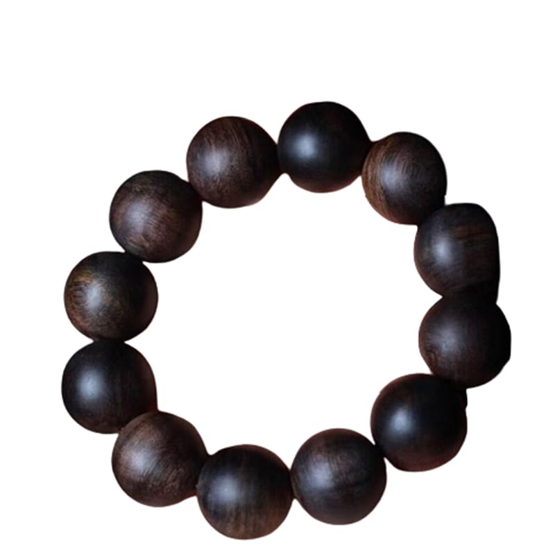 Agarwood 20mm 12 Bead Vietnamese Kinan Bracelet Wild Agarwood Bead submerged grade Prayer