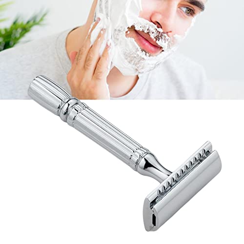 Colcolo Navalha de Segurança de Borda Dupla Barbeador Facial para Homens 5 Lâminas de Barbear