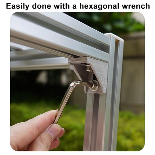 Robuste Klimaanlagen- StützhalterungBodenständerhalterung für Mini- Split- Klimaanlage- Wärmepumpe, Hochleistungs- Bodenständerhalterung, Bodenständer für Klimaanlagen aus Aluminiumlegierung, mit-3