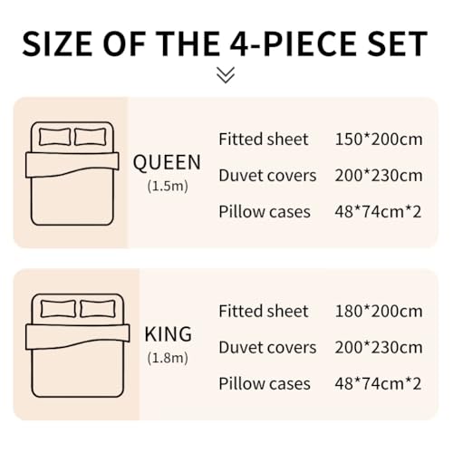 Drap housse élastique stable et housse couette coton pur MZP - 4