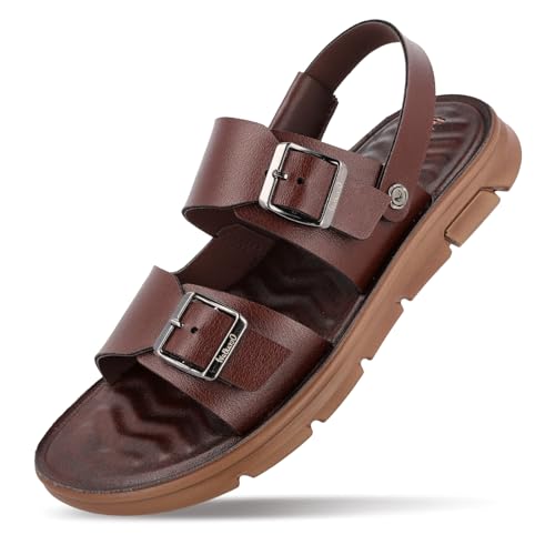 Image of WALKAROO PLUS Mens Soft Cushion Sandals with Adjustable Back Strap