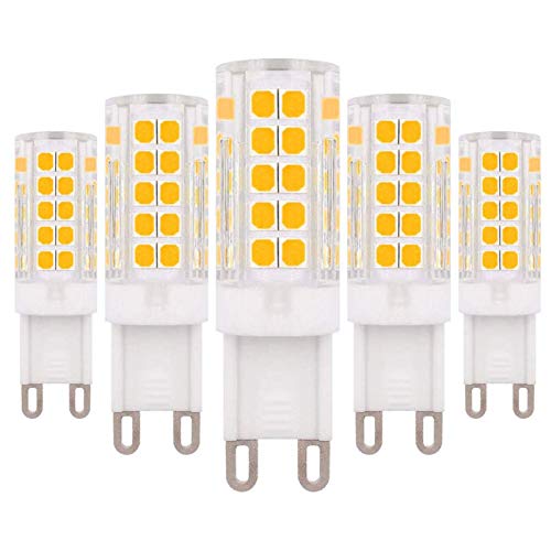 G9 LED Bulb 6W Warm White, 5-Pack