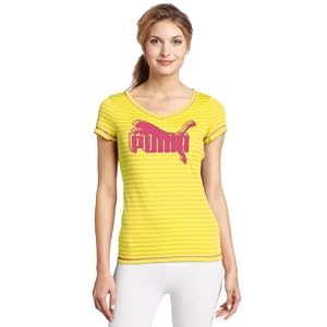 PUMA Women’s Performance Stripe T-Shirt