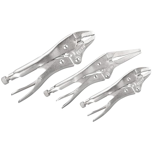 Performance Tool W1782 3-Piece Locking Pliers Set