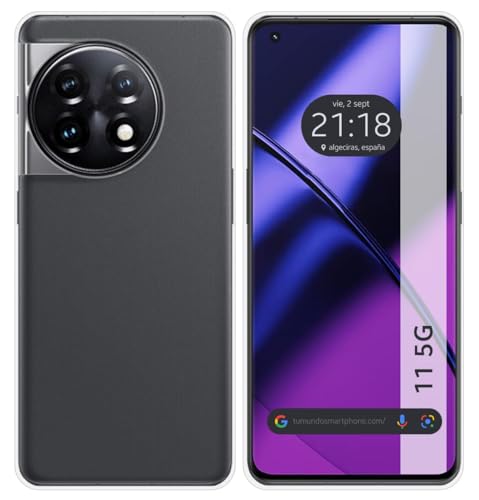 Tumundosmartphone Custodia In Silicone Gel Tpu Trasparente Per Oneplus 11 5G