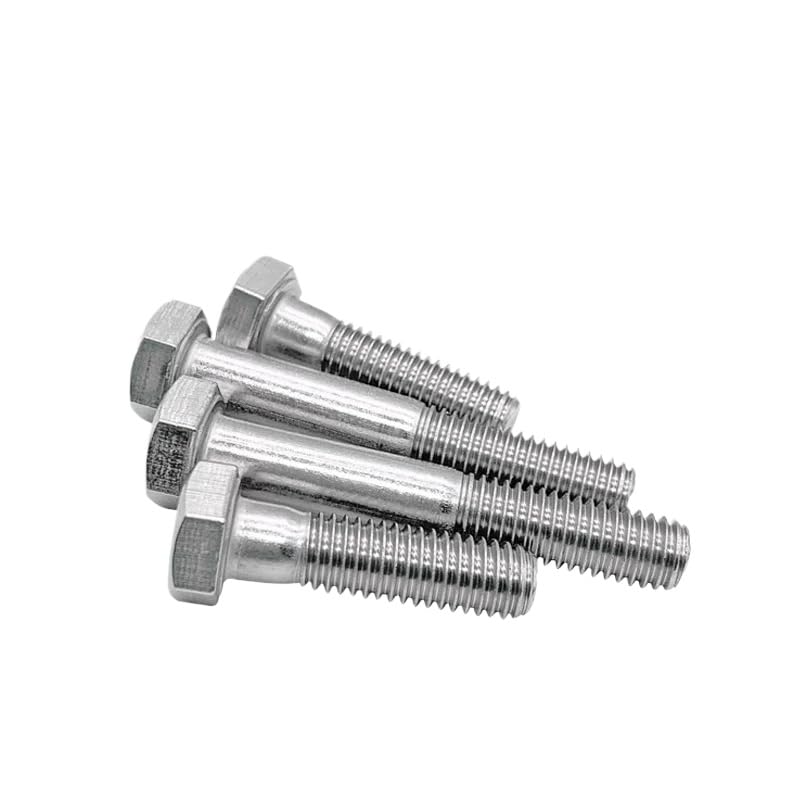 SS304 Bulloni a testa esagonale in acciaio inossidabile Filettatura parziale 1/4 5/16 3/8 7/16 1/2 5/8 (20,UNC 1/4-20 x 5)