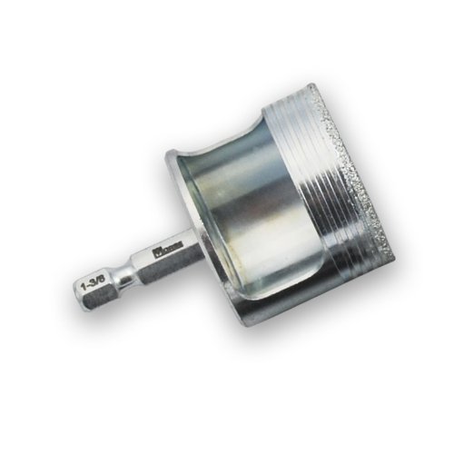 M. K. Morse DGM22C Diamond Grit Hole Saw with Attached Arbor, 1-3/8-Inch