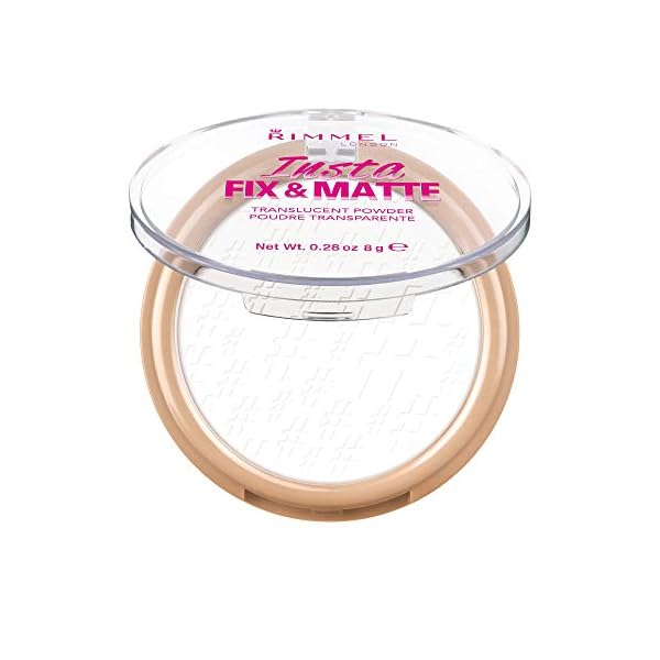 Rimmel-Insta-Fix-Matte-Setting-Powder-Translucent-028-Ounce Rimmel Insta Fix & Matte Setting Powder, Translucent, 0.28 Ounce