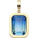 Produktbild JEWELS BY LEONARDO Anhänger Clip & Mix Priska  Ketten-Anhänger aus goldfarbenem Edelstahl  facettierter Baguette Stein  Schmuck Geschenk für Frauen  024967