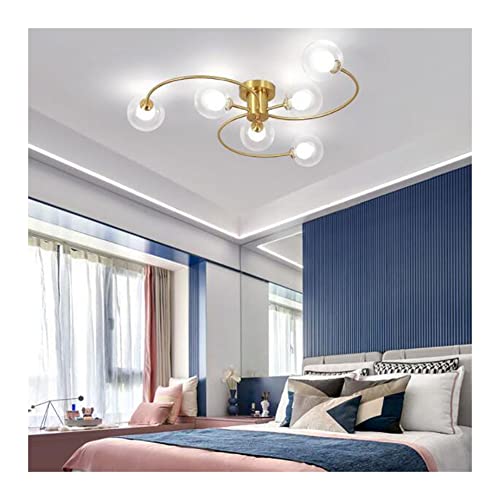 Chandelier Spoutnik suspension or 180x15cm pour îlot de cuisine