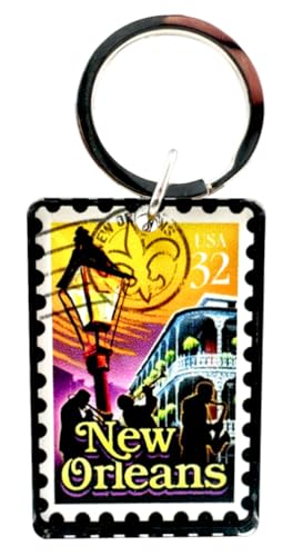 Westmon Works New Orleans Louisiana Key Chain Acrylic Souvenir Keychain