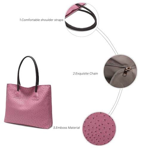 Bolso Tote para mujer de cuero vegano miniatura 6