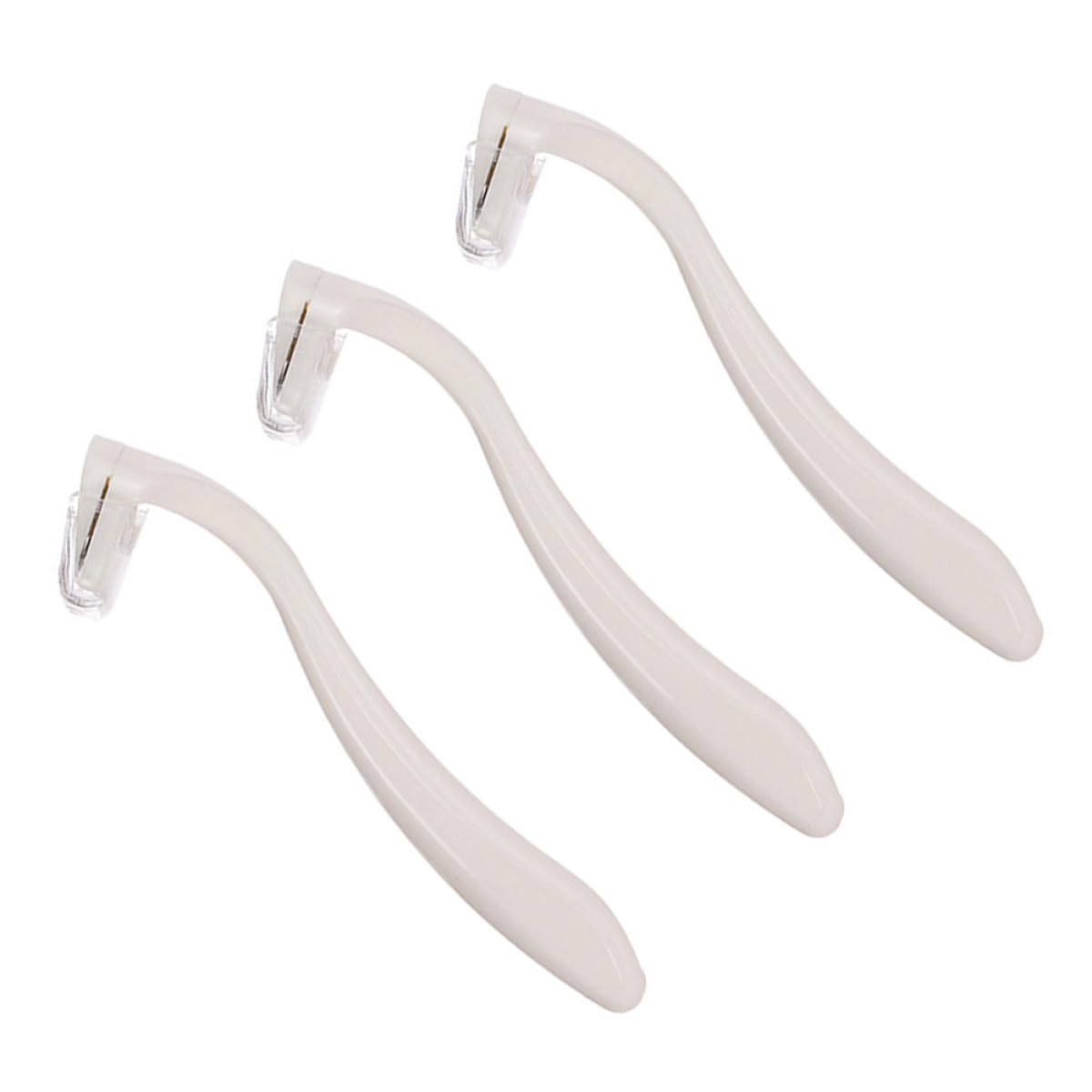 VILLCASE 3pcs Women Shaving Razor Set White Disposable Arm, Leg, and Privates Hair Shaver for Sensitive Skin Body Hair Removal Grooming