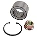 TRQ 2 Piece Front Wheel Bearing & Hub Kit Set Compatible with 2000-2001 INFINITI I30 2002-2004 I35 2002-2006 Nissan Altima 2000-2008 Maxima