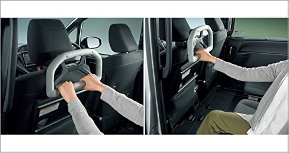 TOYOTA 80系に取付け　アシストグリップ　ヘッドレスト取付タイプ ヴォクシー アシストグリップ（ヘッドレスト取付タイプ） トヨタ