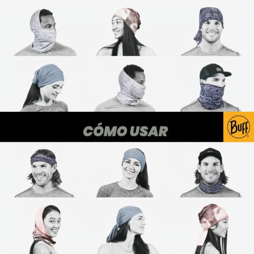 Miniatura 8 de Buff Braga De Cuello, Original Ecostretch, Adulto Hombre Mujer, Green, Talla Unica, Bufanda, Tubular, Multifuncion, Cuello Y Cabeza, Correr, Caminar, Senderismo, Sostenible, Ligera