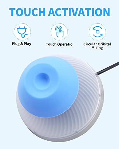 PRECIPETTE Vortex Mixer Schüttler 5000rpm Paint Shaker Mischer 5000UpM Farbschüttler Farbmixer für Acrylfarben Citadelfarben Nagellacke Wimpernkleber Blau