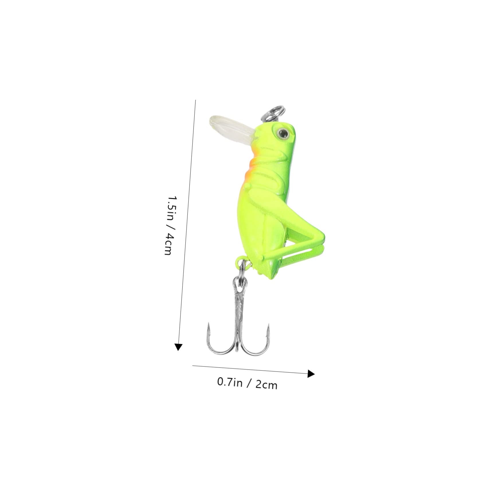Toddmomy 20pezzi Esche Artificiali per Pesca Bait Fake Leggero Esche da Mare per Appassionati di Pesca Modelli di Insetti Realistici per Sportiva