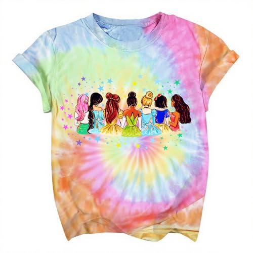 Image of Magical Girl Shirt Cute Snacks Graphic Tee Toddler Kids Girls Holiday Short Sleeve Outfits Tops 3-10 Years