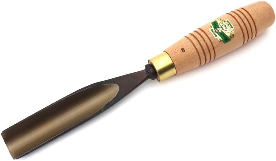 Acorn by Henry Taylor Tools 1" (25mm) #8 Straight Gouge for Woodcarving