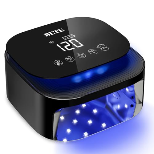 BETE 60W Cordless UV LED Nail Lamp - Rechargeable Gel
