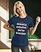 NEWKA Womens English Teacher Shirts Teaching T-Shirt Grammar Teacher Life Tee Top Blue