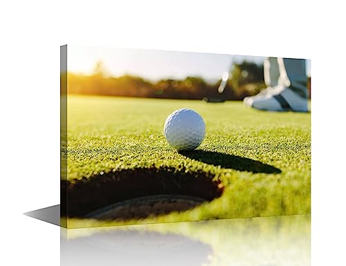 Tableau de golf haut de gamme, impressions sur toile paysage de nature