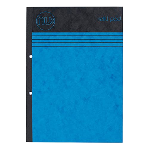 NU: Notebooks - Craze Cloud Range - Refill Pad - A4 Blue Notebook - Stationery Notebooks - Ruled Notepad - 110 Pages