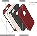 DUDETOP Compatible for iPhone 8 Case,iPhone 7 Case with Tempered Glass Screen Protector,3 Layer Hybrid Heavy Duty Shockproof Anti Slip Full-Body Protective Phone Cover for iPhone 8/7,Red