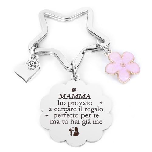 LXSAZP Regalo mamá Navidad regalos mamá Navidad llavero mamá regalo ideas mamá cumpleaños regalo Navidad mamá regalo regalo mamá mamá regalo regalo para mamá regalos para mamá llavero Navidad regalo