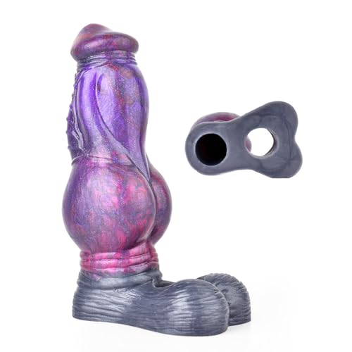 Fundas para pene de lobo monstruo extensor de silicona para retrasar eyaculación