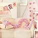 MaoGoLan Pink Snake Stuffed Animal Giant Stuffed Snake, 98 inch Plush Snakes Toy for Girls Christmas Birthday Easter Valentine's Day Gift