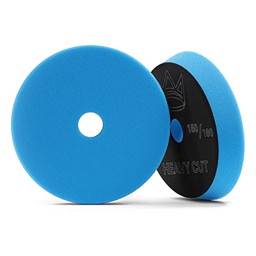 Royal Pads AIR Heavy Cut Polierpad (Ø 150mm) - Premium Polierschwamm für Exzenter & Rotations Poliermaschine - Auto polieren, Schleifen, wachsen, Wachs Klett Schwamm Pad | 1 STK.