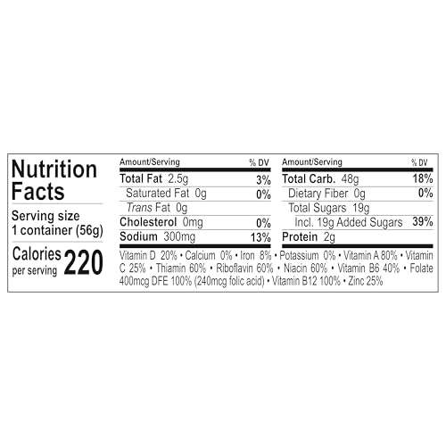 Fruity Pebbles Gluten Free Cereal, Sweetened Rice Crunch, On-th-Go Single Serve Breakfast, 2 oz Cup (Pack of 12)