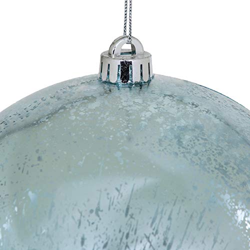Boule de mercure bleu clair originale pour centre de table de fête - 3