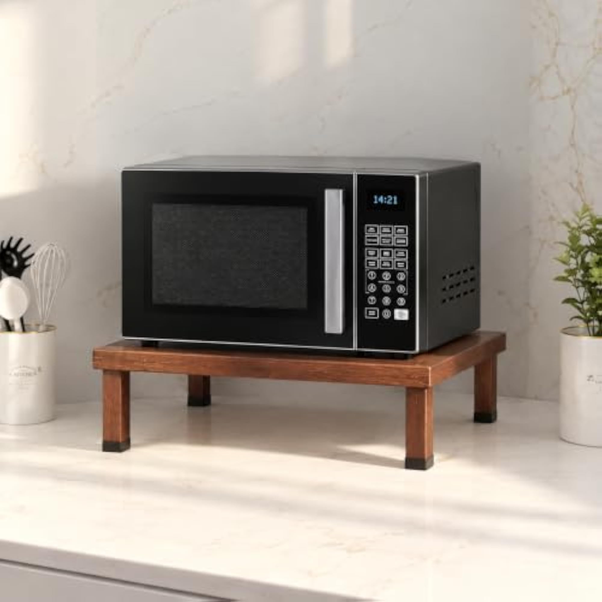 Microwave Stand, Durable Kitchen Storage Rack
