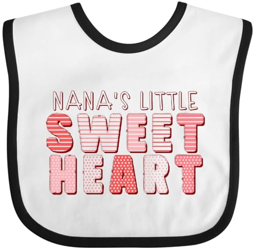 inktastic Nana's Little Sweet Heart Baby Bib