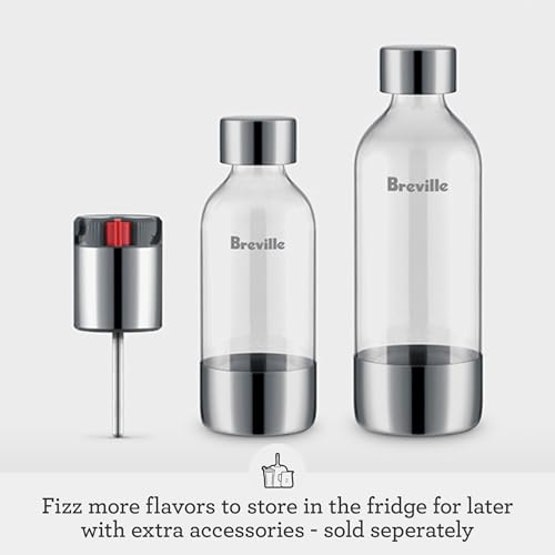 Breville InFizz Fusion Sparkling Drink Carbonator, Brushed Stainless Steel - image 8