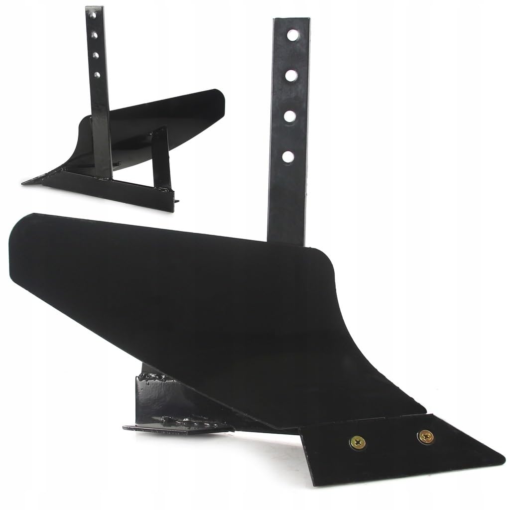 Arado con pala individual para motoazada motocultor | Altura total 42 cm | Longitud hoja 23 cm | Profundidad de trabajo 18-24 cm