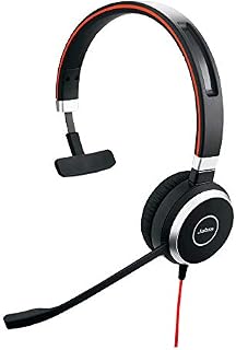 Jabra Evolve 40 MS Professional Wired Headset, Mono – Telephone Headset for Greater