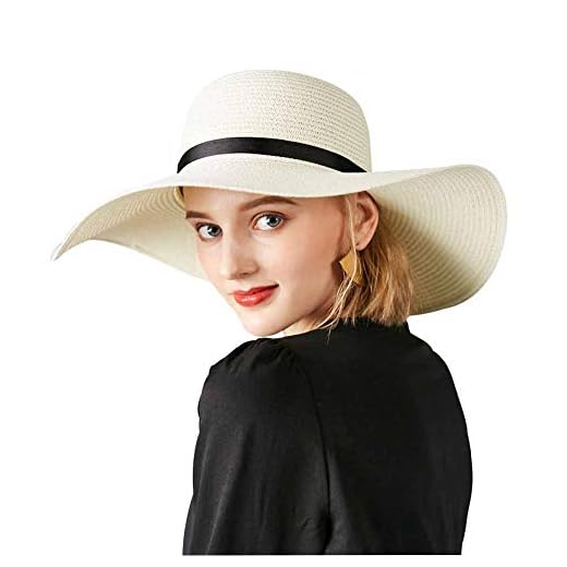 Sombrero Paja Mujer Pamela de Paja Sombreros Mujer Verano Sombrero ala Ancha Mujer Sombrero de Playa Plegable