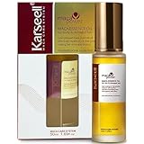 KARSEELL Serum Capilar de Aceite de Argán Marroquí, para Piel, Cabello y Uñas, Prensado en Frío, Queratina, Cabello Seco y Dañado, 50 ml.