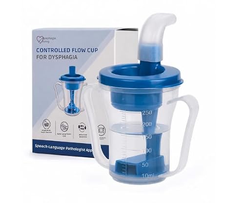 Dysphagia Cup for Elderly & Dysphagia Patients - Adults Flow-Limiting