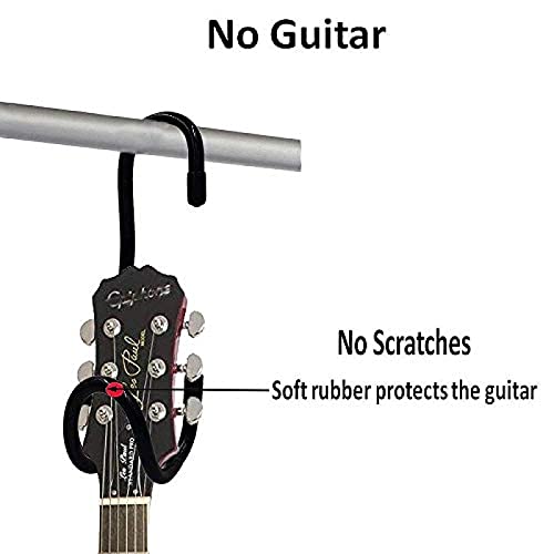 TIANZIO 2 Pack, Closet Guitar Hanger/Display Rack Guitar Bar Hanger Guitar Bracket Holder Guitar Stand Portable Black… - Les Beatles, Paul McCartney, John Lennon, RIngo Starr, George Harrison TIANZIO 2 Pack, Closet Guitar Hanger/Display Rack Guitar Bar Hanger Guitar Bracket Holder Guitar Stand Portable Black… – Image 3